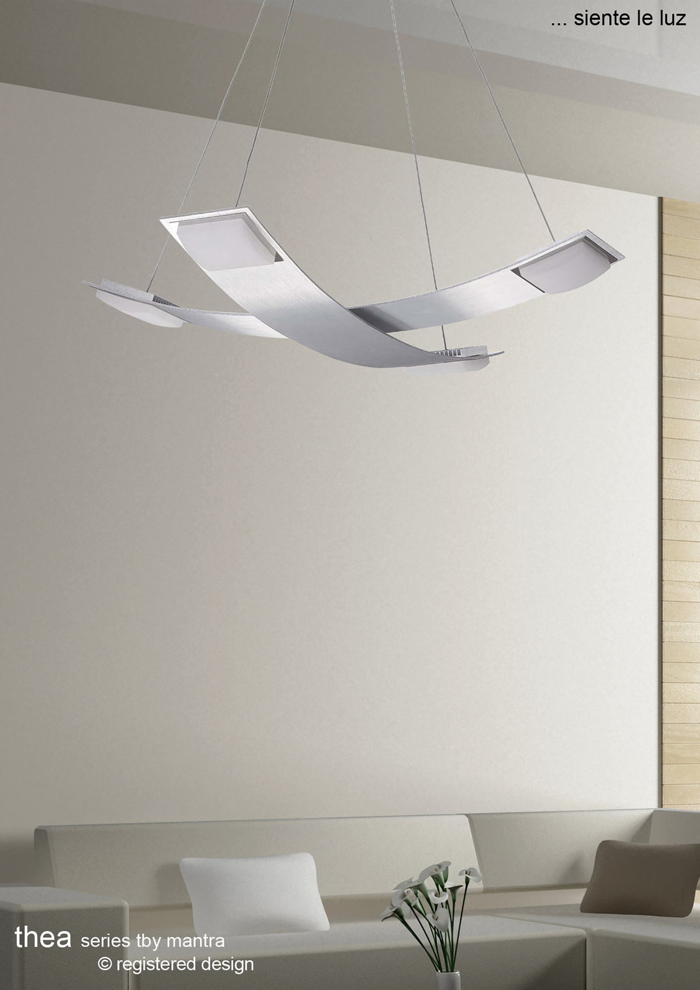 Thea Ceiling Lights Mantra Fusion Multi Arm Fittings